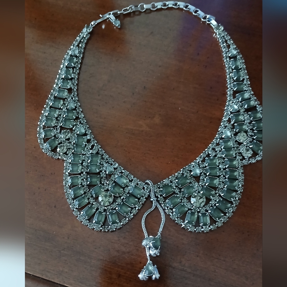 Schreiner Unsigned Bib Necklace